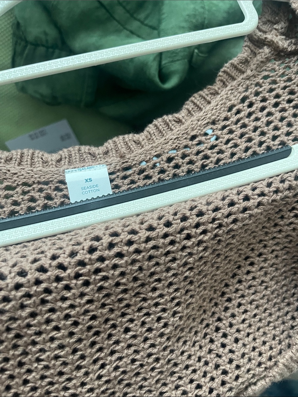 GAP Crocheted Button-Front Tank in Mauve - Picture 3 of 3